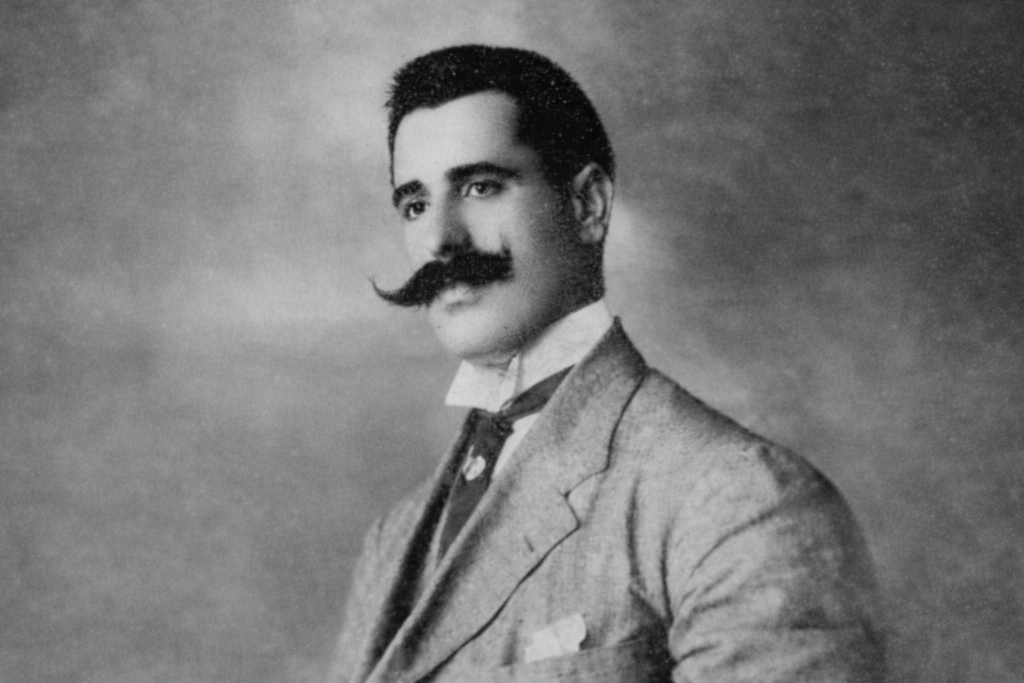 Ritratto di Eduardo Di Giovanni (1875-1979), avvocato, politico e sindaco di Siracusa dal 1920 al 1922