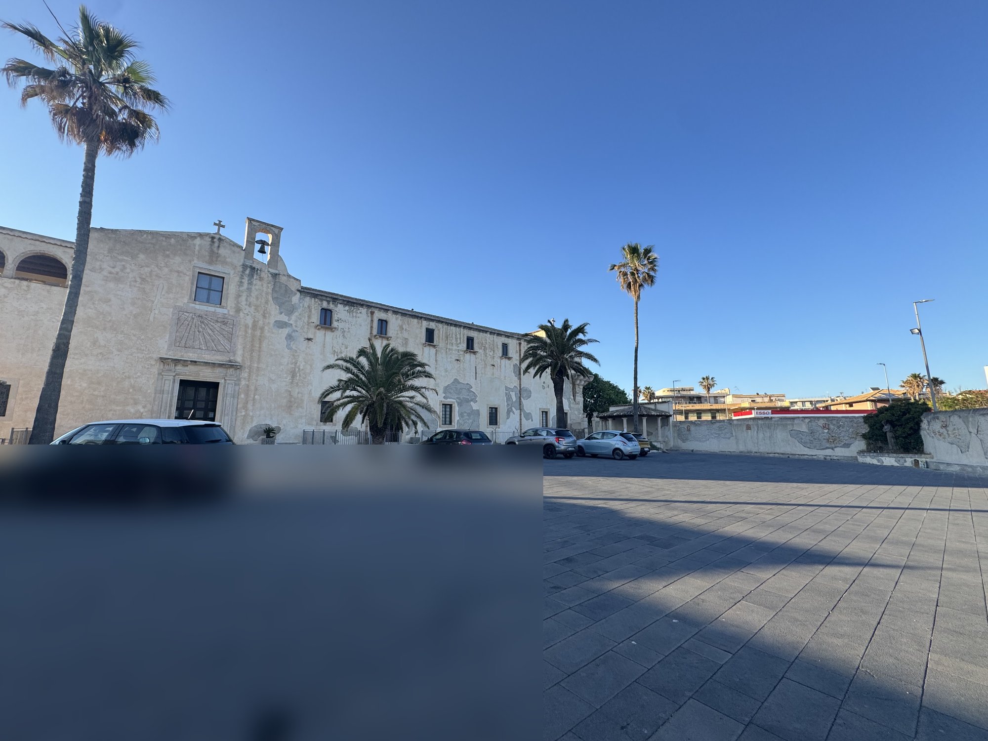 Veduta d'insieme della piazza Cappuccini
