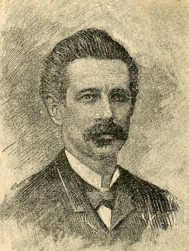 Ritratto xilografato di Giuseppe Reale, avvocato e sindaco di Siracusa dal 1879 al 1884, deputato del Regno d'Italia per il Collegio di Siracusa dal 1886 al 1900.