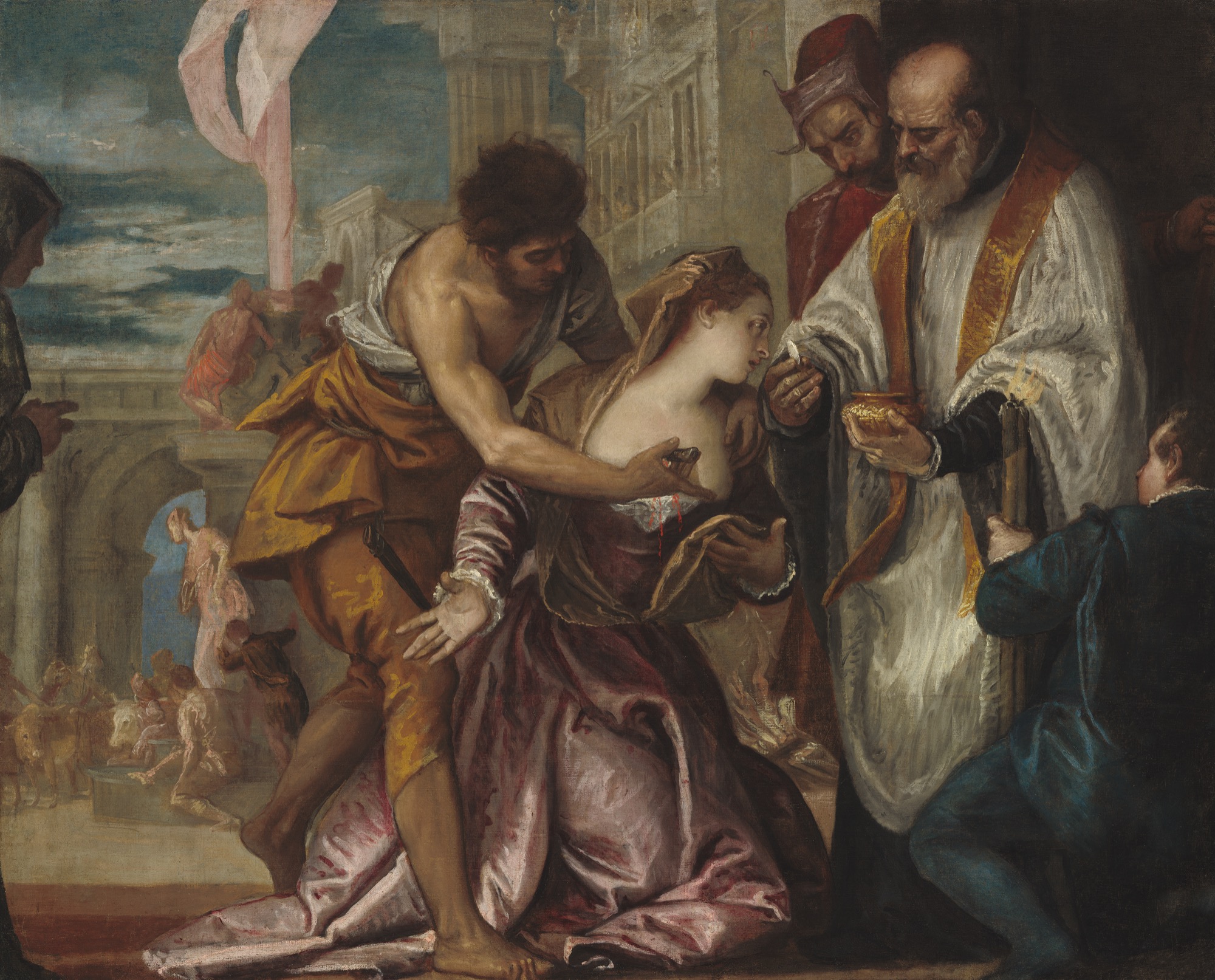 Martirio e ultima comunione di Santa Lucia di Paolo Veronese, 1585-1586, olio su tela, National Gallery of Art Washington