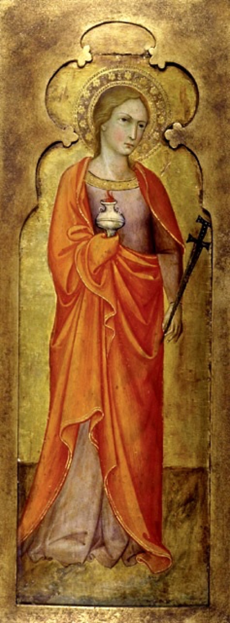 Santa Lucia di Andrea di Bartolo, tempera su tavola, 1389-1406, Ashmolean Museum di Oxford