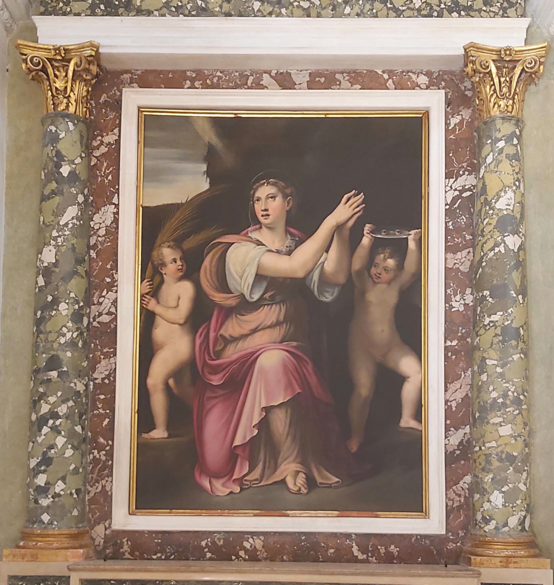 Santa Lucia di Fermo Ghisoni, 1552, Cattedrale di Mantova