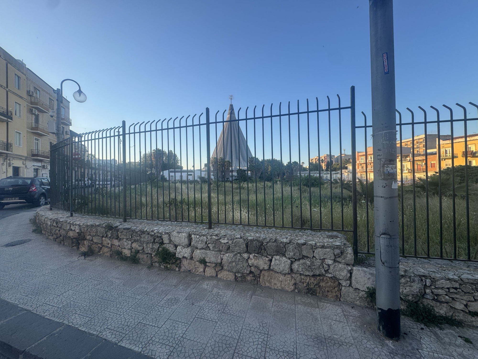 Vista da viale Teocrito