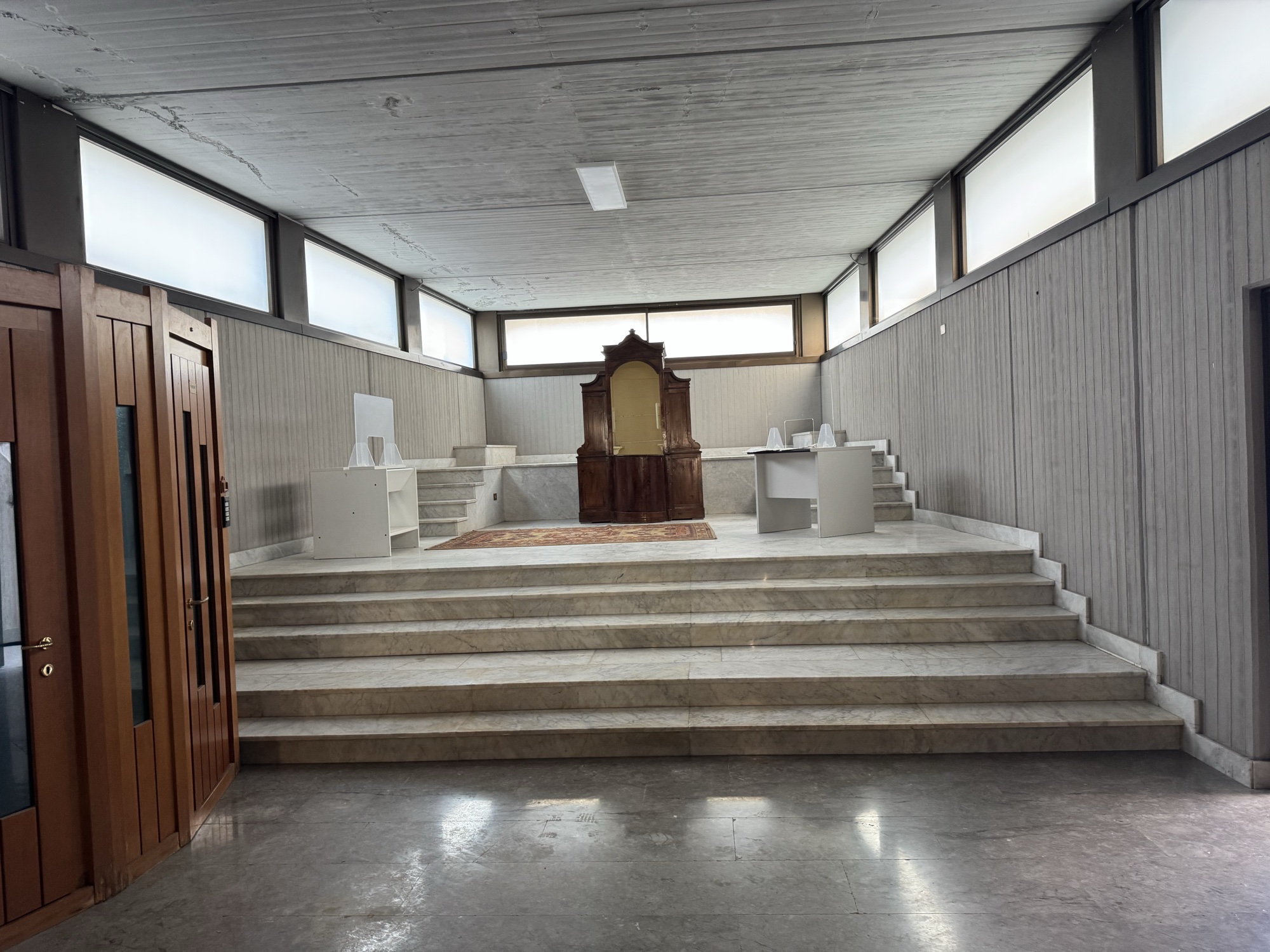 Cappella delle confessioni vista d'insieme