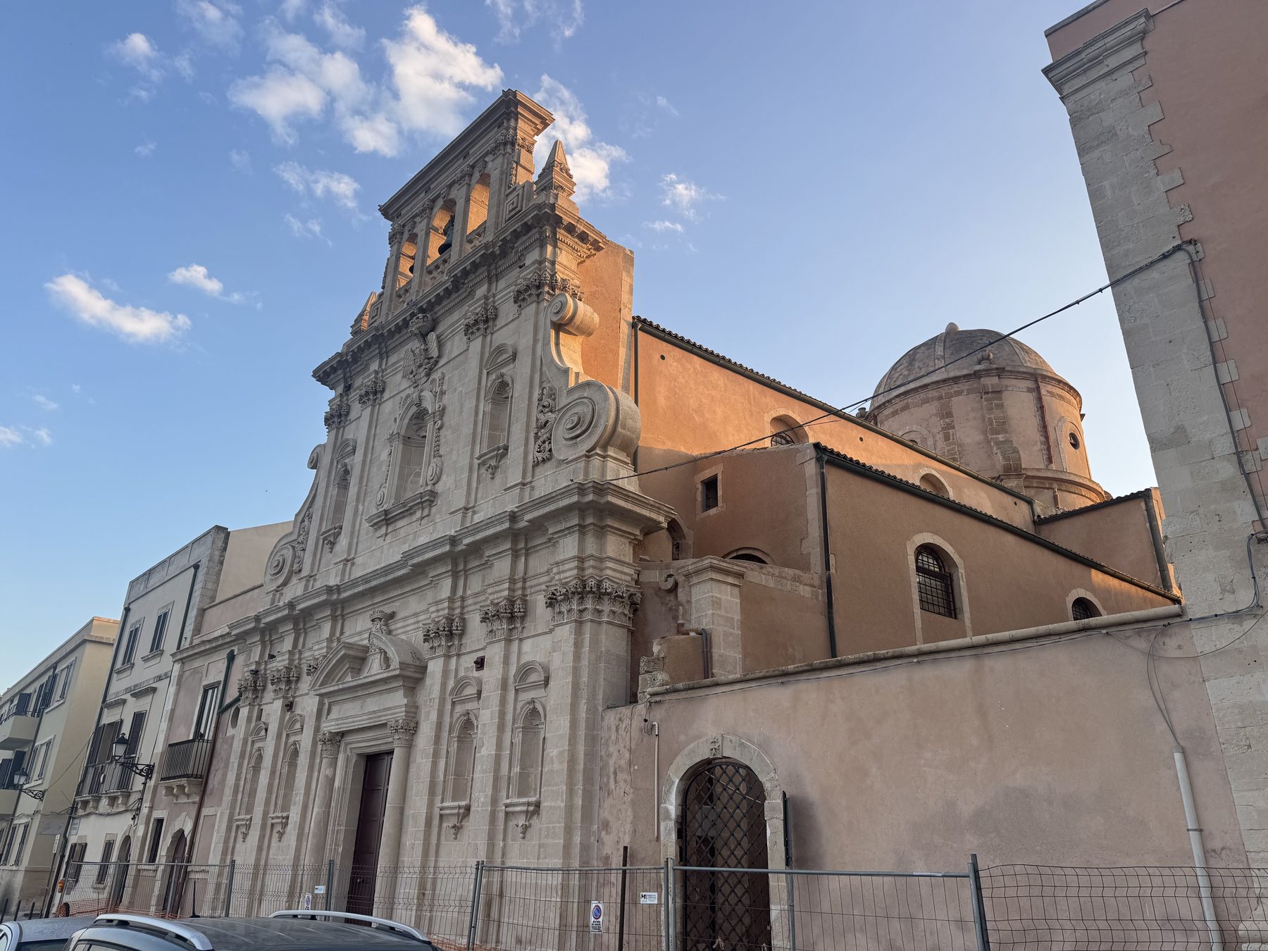 Cupola esterna ottagonale della Chiesa dello Spirito Santo di Siracusa