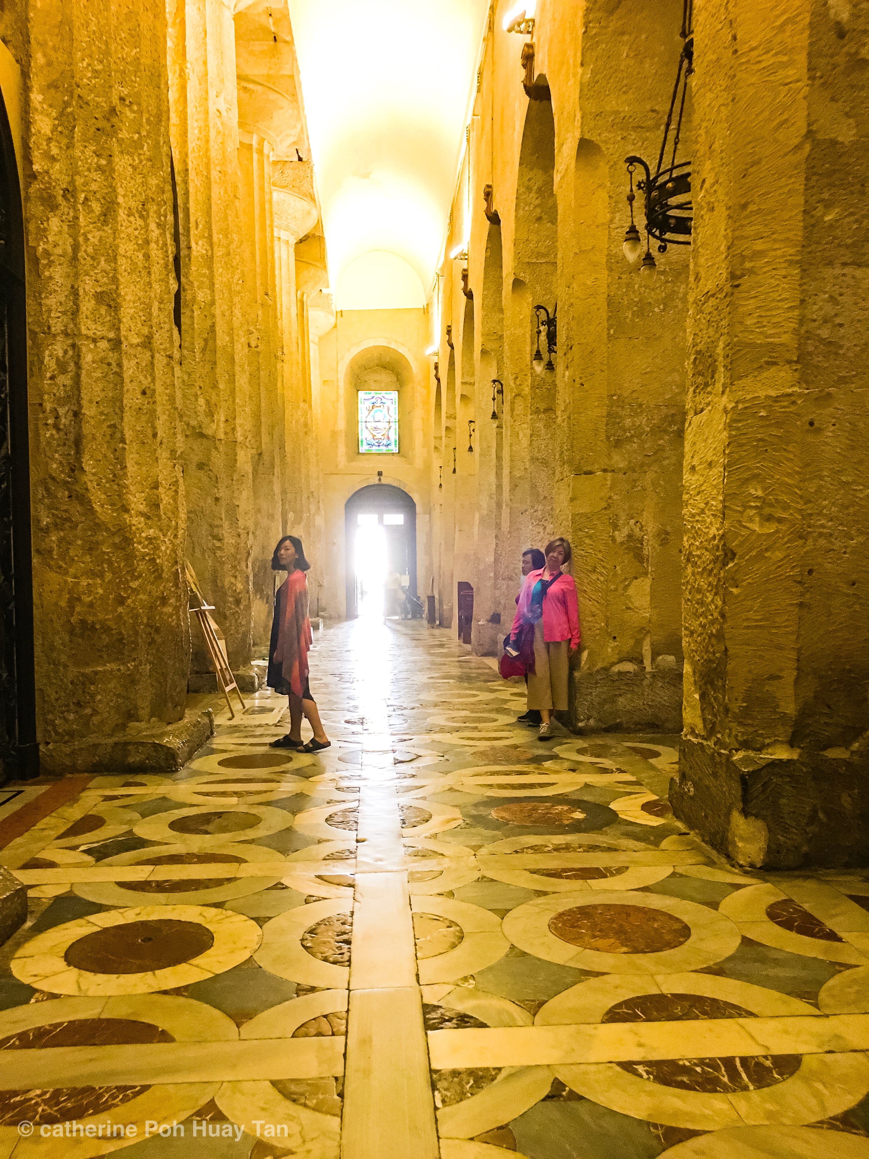 Le colonne doriche del tempio di Atena inglobate nel Duomo di Siracusa