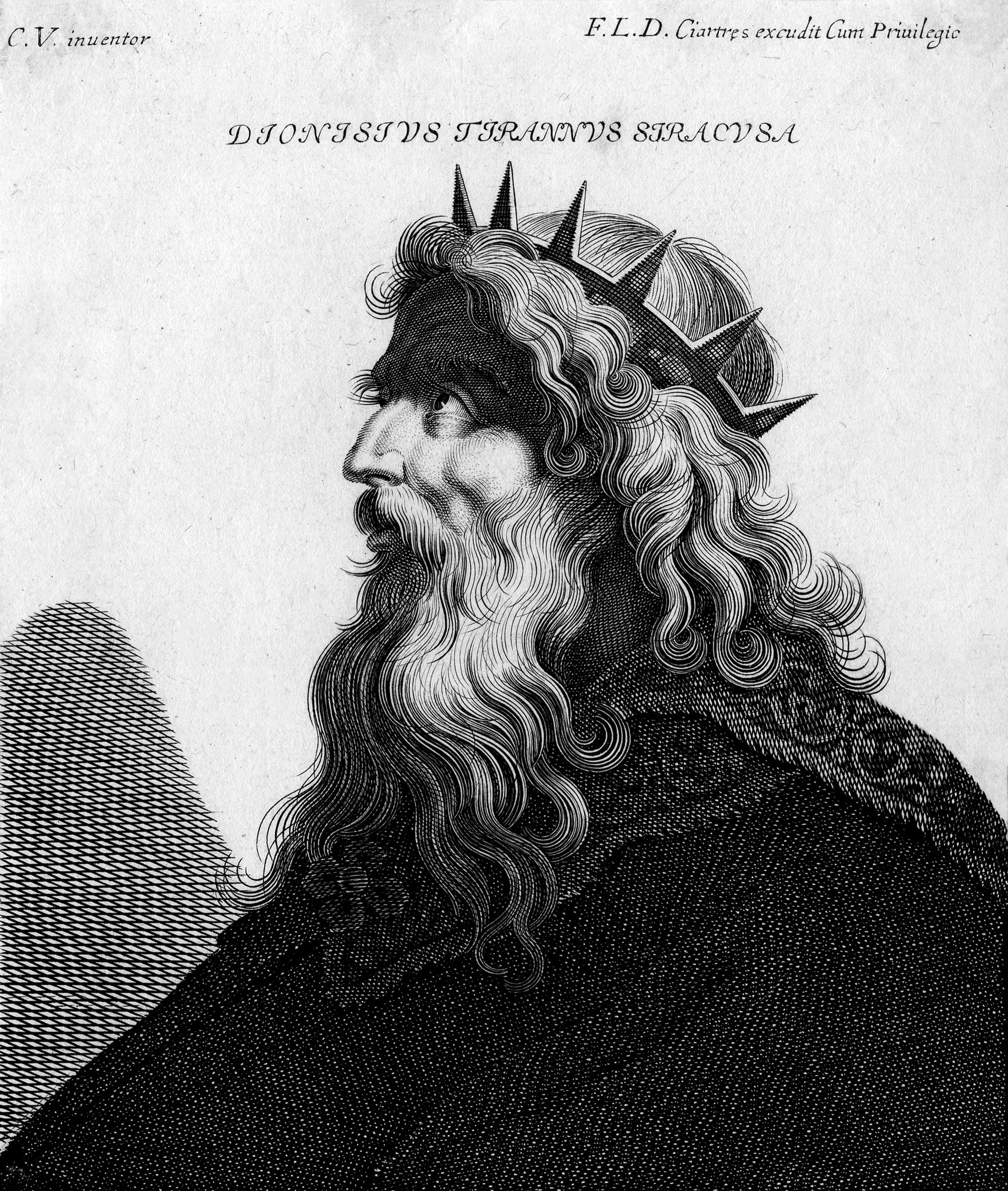 Ritratto immaginario di Dionisio I, tiranno di Siracusa