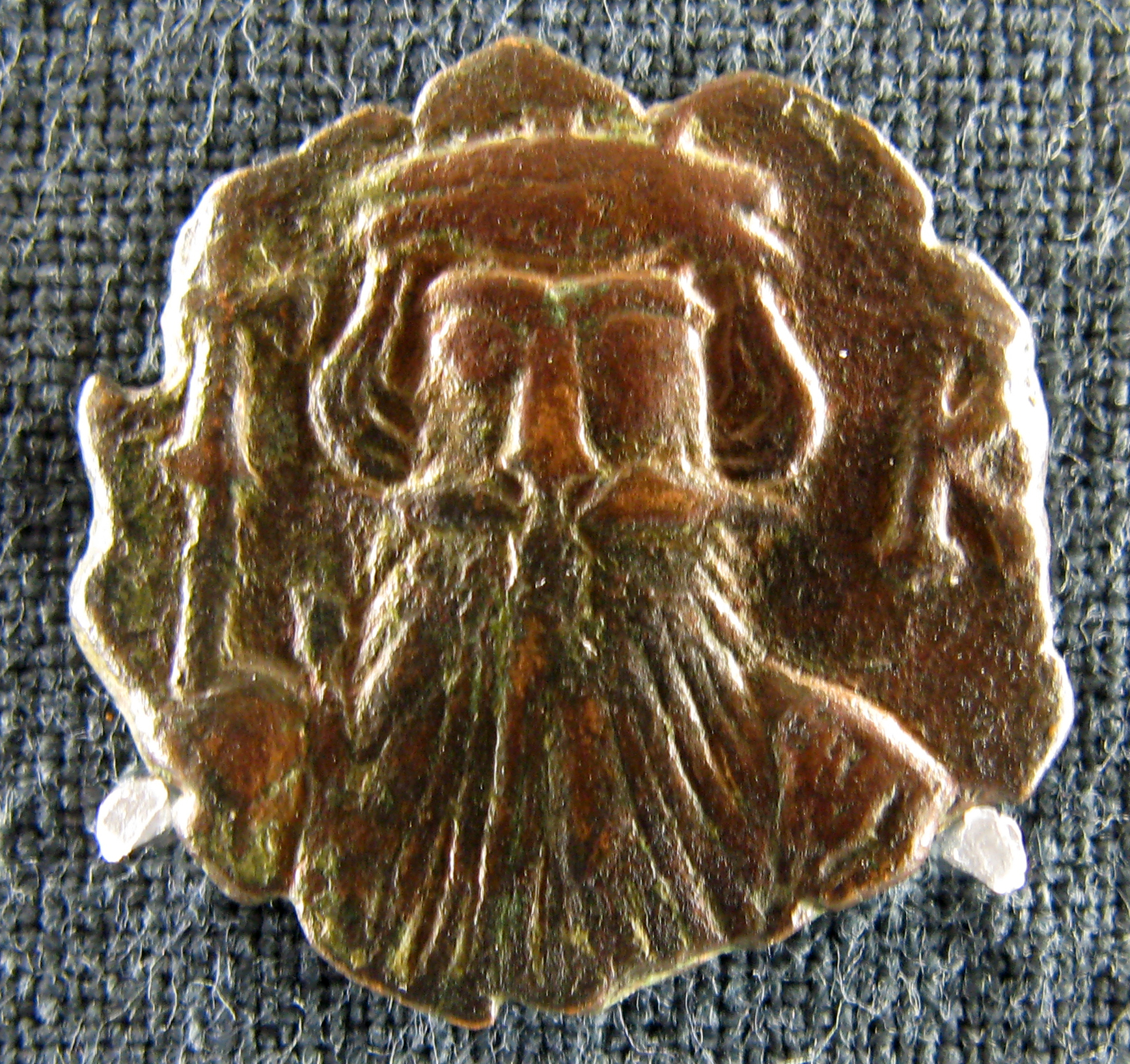 Follis bronzeo dell'imperatore bizantino Costante II