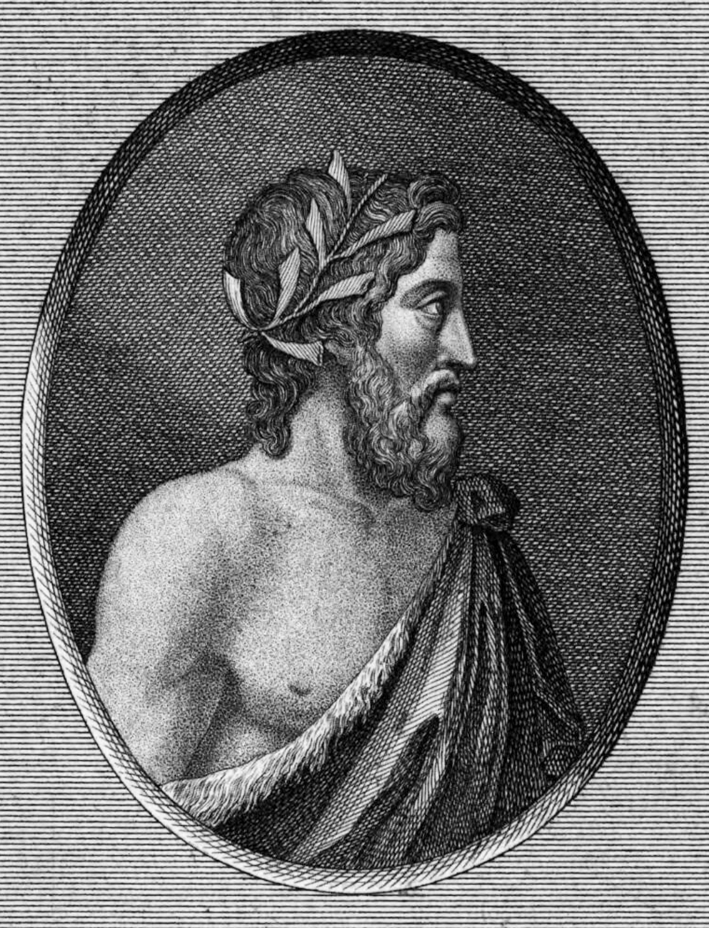 Ritratto immaginario di Teocrito, poeta bucolico di Siracusa