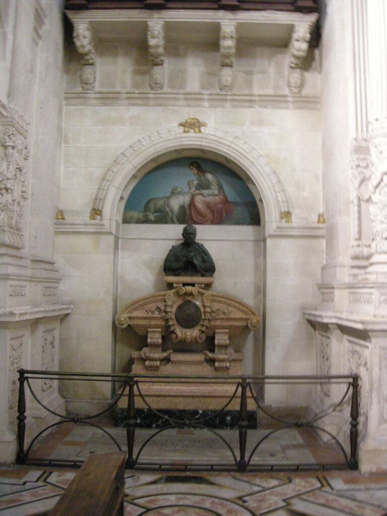 Monumento funebre di Luigi Bignami nella Cappella del Santissimo Sacramento del Duomo di Siracusa