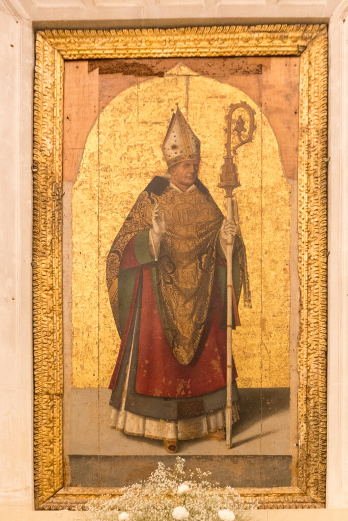 Cappella del Crocifisso nel Duomo di Siracusa, luogo di sepoltura dellarcivescovo Giacomo Carabelli